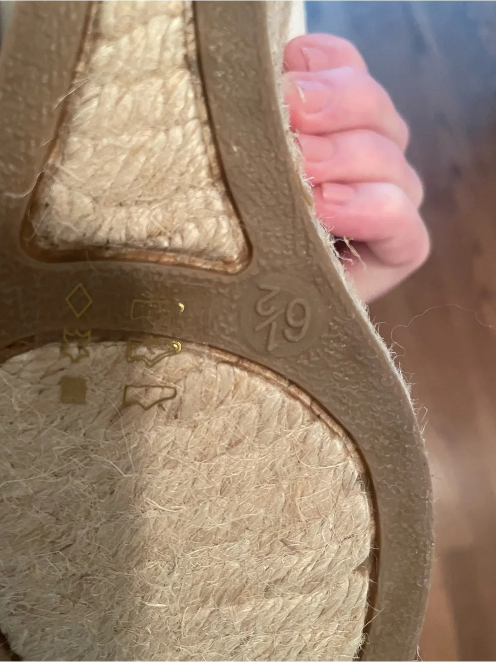 J.Crew Women's Cream Canvas Espadrille Wedges